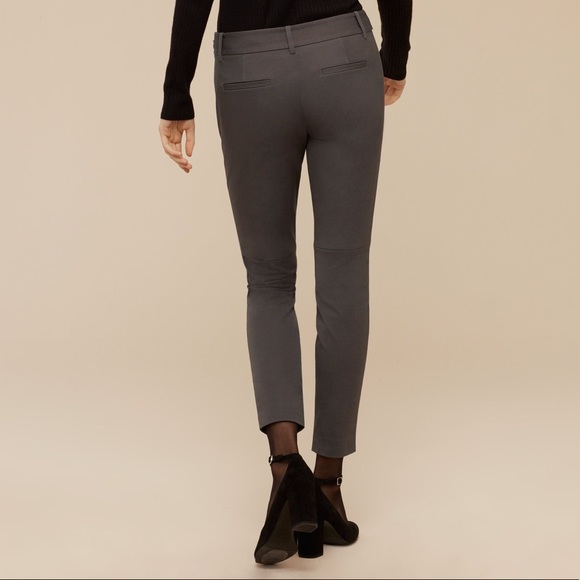 Babaton (Aritzia) Elliot Cropped Cigarette Pants in Grey - Picture 7 of 7